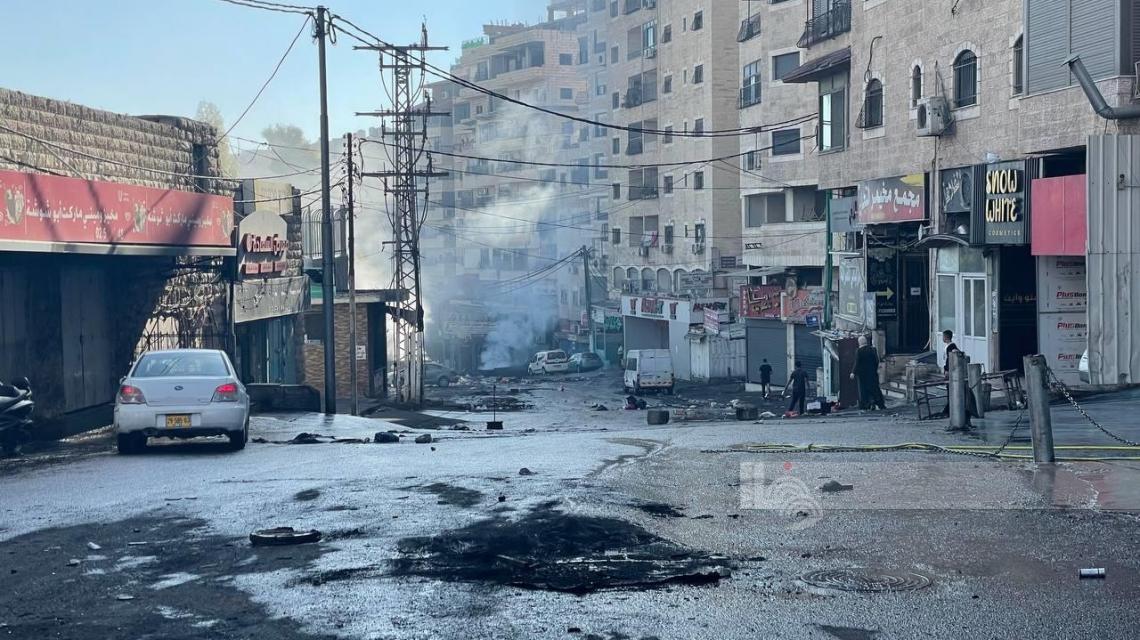 بالصور: القدس - أهالي شعفاط يعلنون العصيان المدني المفتوح ضد الاحتلال