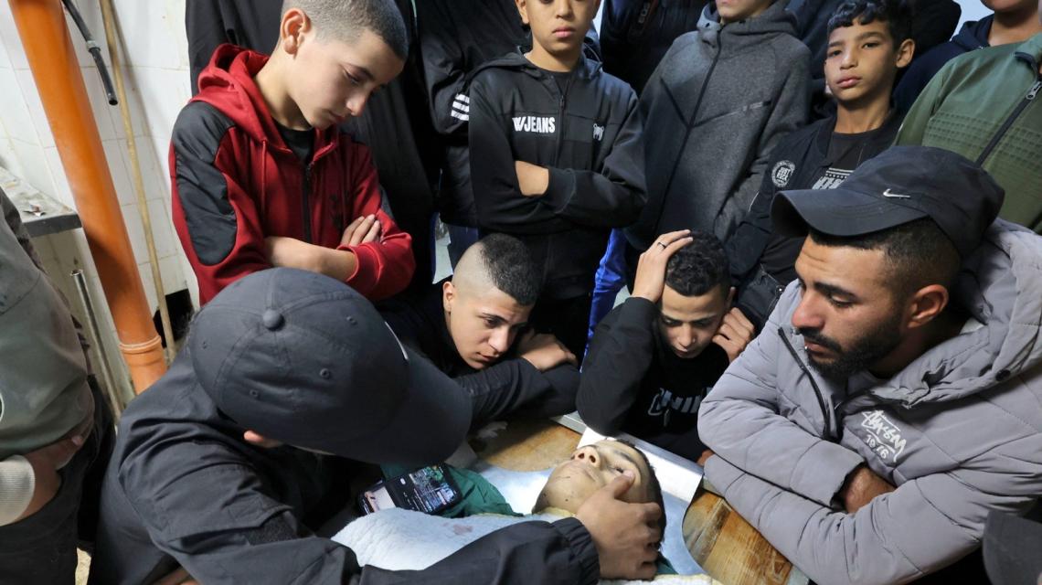 بالصور :من وداع ومكان استشهاد الفتى مهدي حشاش في بلاطة شرق نابلس