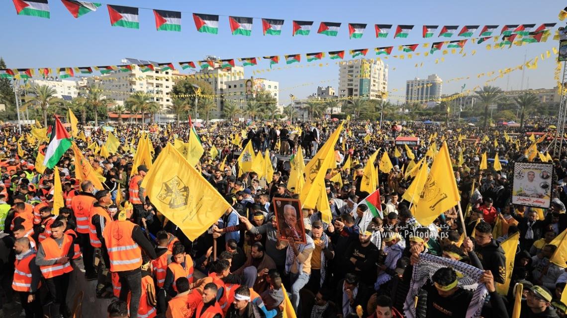 بالصور: مهرجان ذكرى انطلاقة حركة فتح الـ58 في غزة