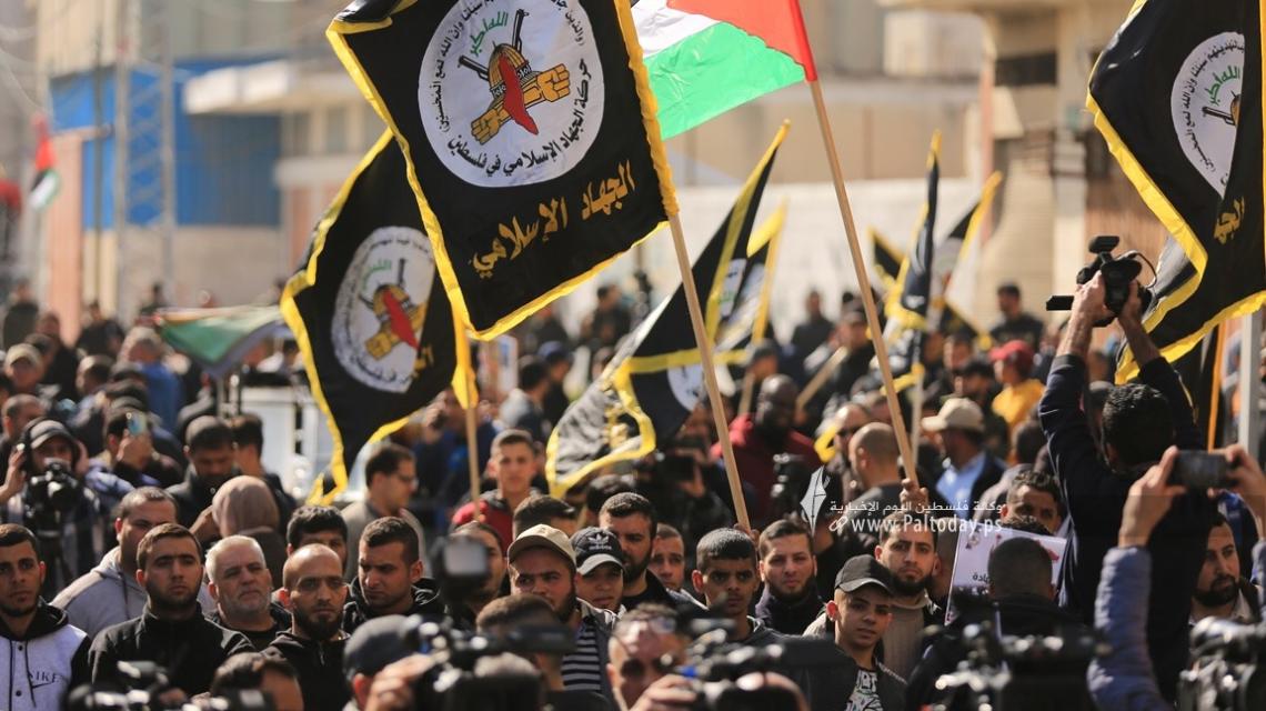بالصور: الجهاد الإسلامي تنظم مسيرة  حاشدة في  محافظة غزة نصرة لجنين وكتيبتها السمراء