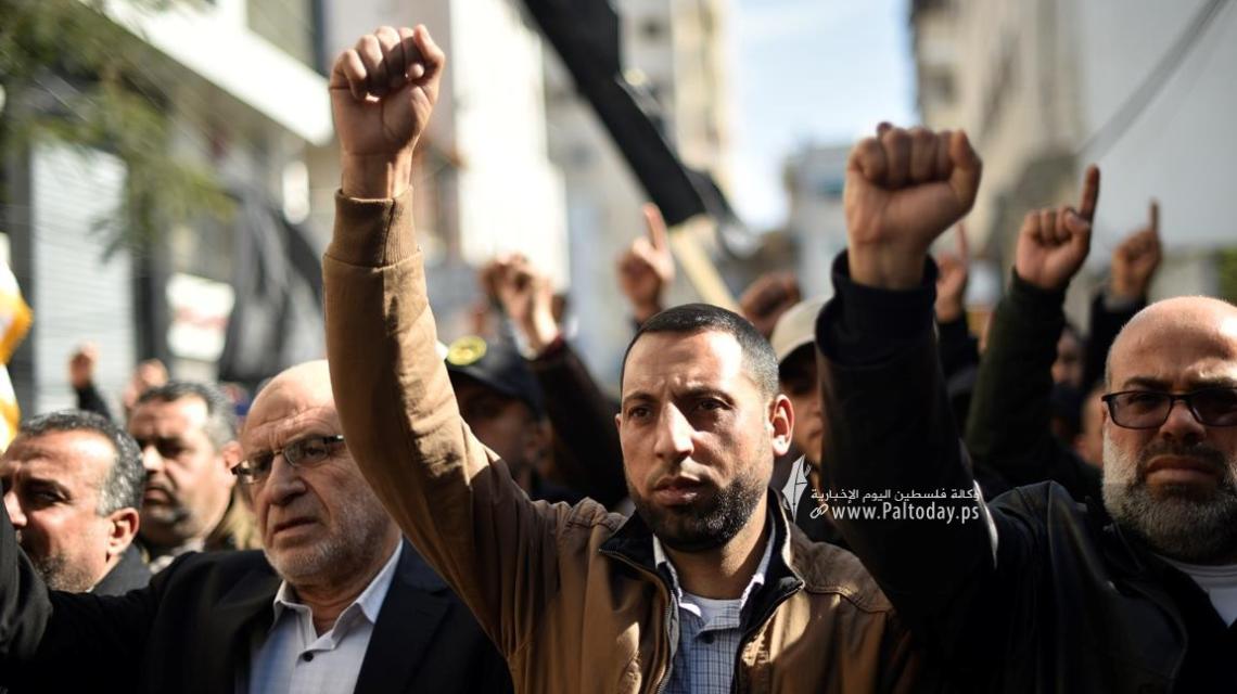 بالصور: حركة الجهاد الاسلامي تنظم مسيرة تضامنية حاشدة في محافظة خانيونس تضامنآ مع اهلنا في مخيم جنين .