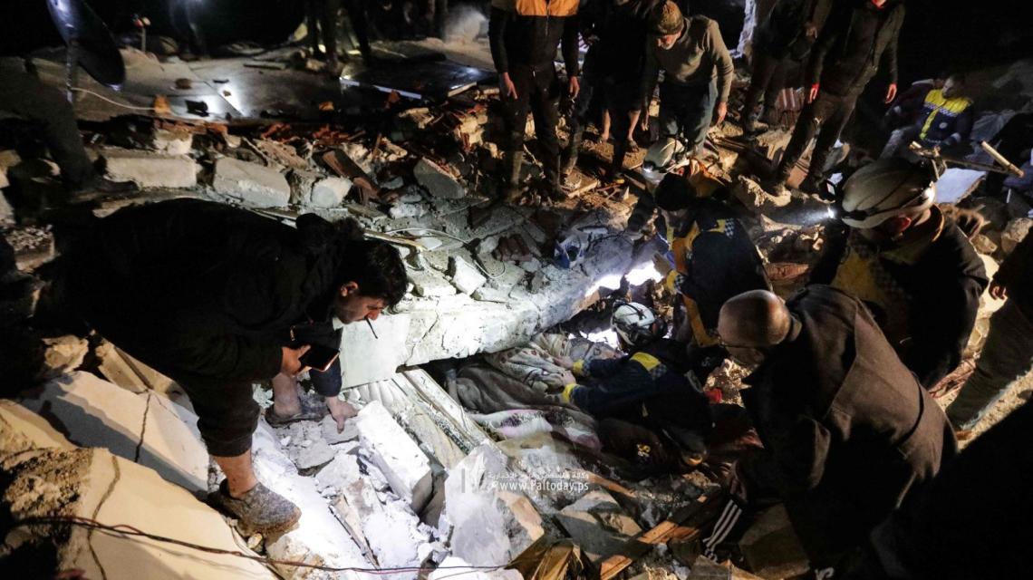 بالصور : آثار الزلزال في تركيا وسوريا