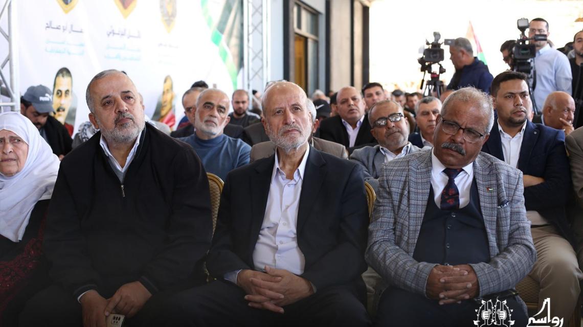 افتتاح المعرض الوطني النوعي الكبير "نتنفـس حرية" في قاعة الشاليهات الكبرى غرب غزة