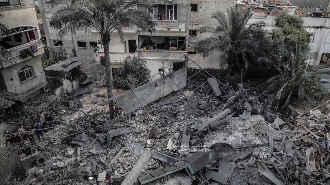 بالصور : أثار الدمار شمال قطاع غزة جراء القصف "الأسرائيلي" في اليوم الثالث للعدوان