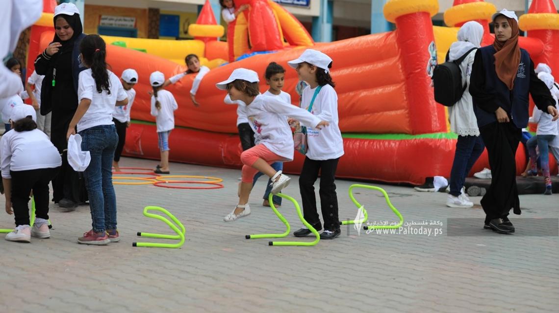 بالصور : الأونروا تطلق أسابيع المرح الصيفية لعام 2023في قطاع غزة