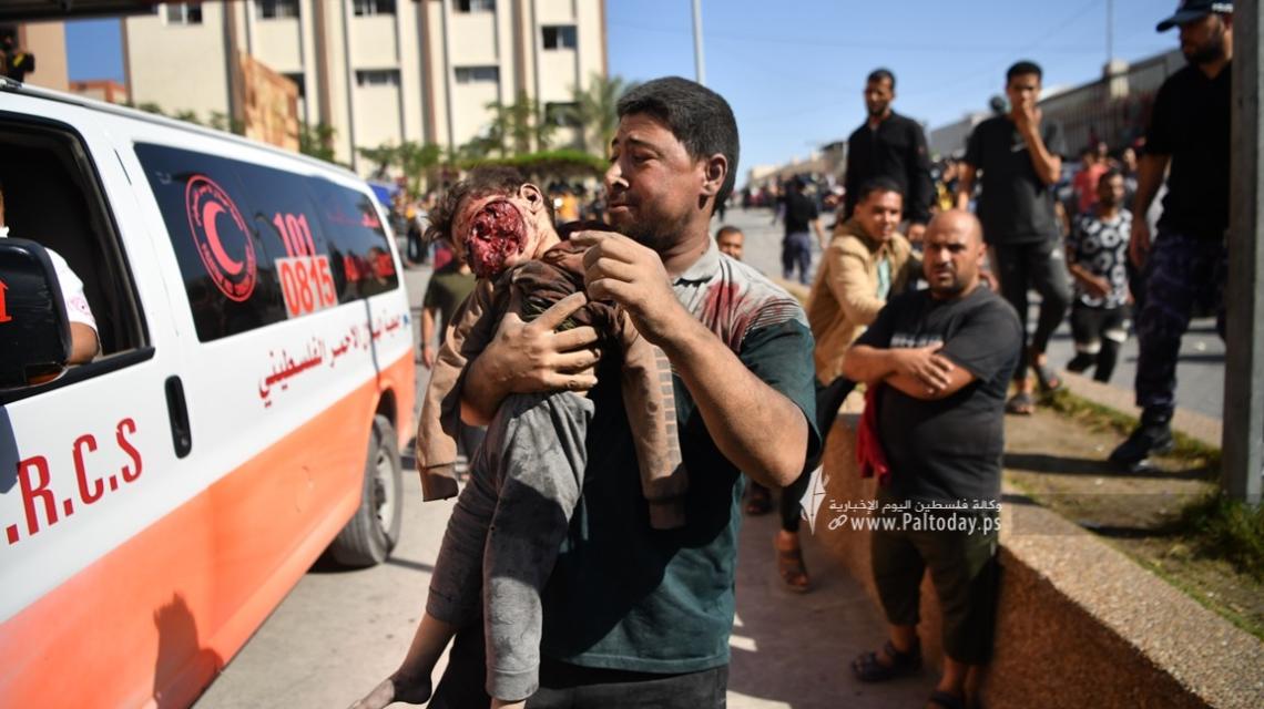 بالصور : مجزرة إسرائيلية جديدة ضد أطفال غزة