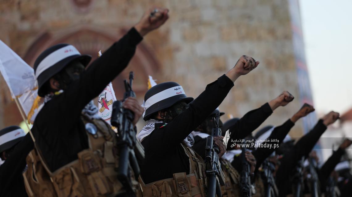 بالصور: تشكيلات سرايا القدس في عرض مهيب خلال مهرجان الانطلاقة الجهادية 36