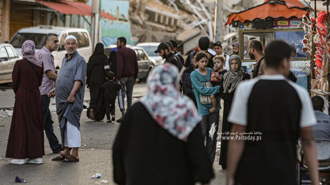 بالصور : الحياة اليومية فى ظل استمرار الحرب على قطاع غزة