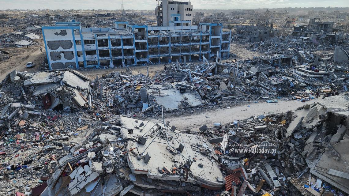 مشاهد الدمار الكبيرة التي خلفها الاحتلال في رفح جنوب قطاع غزة