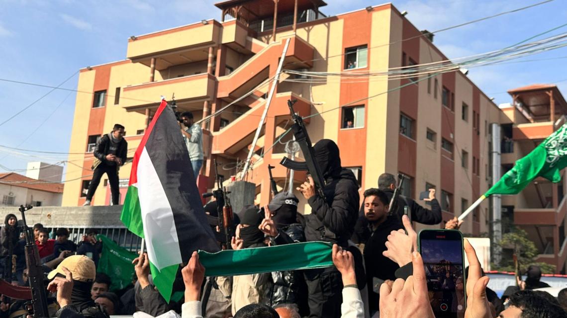 احتفالات عارمة في غزة مع دخول الهدنة حيز التنفيذ
