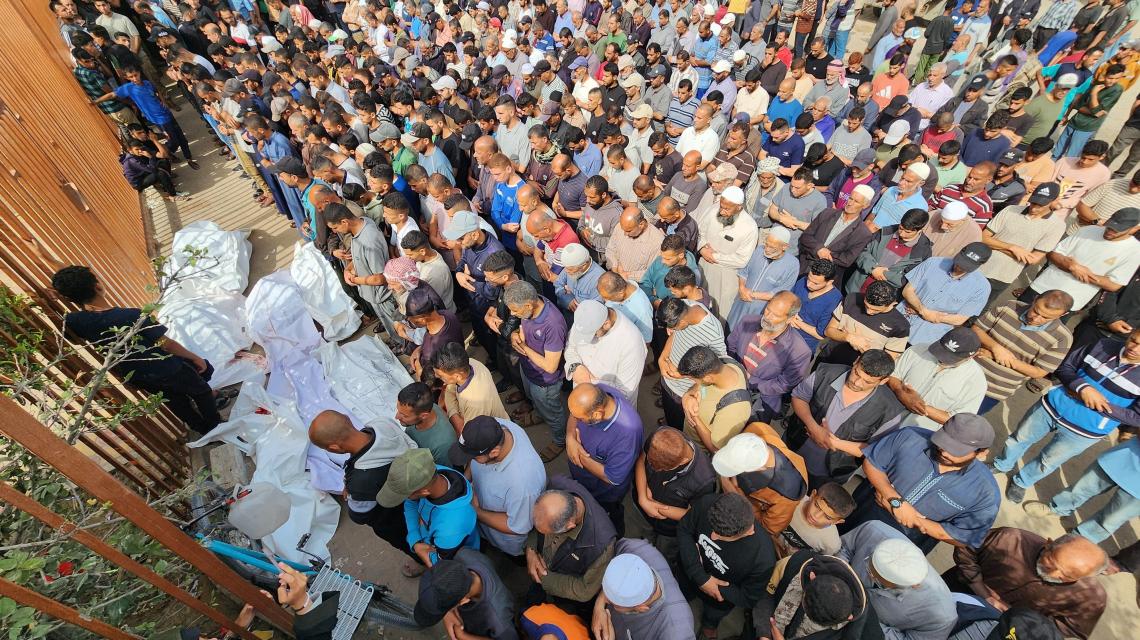 وداع كوكبة جديدة من شهداء القصف على خانيونس