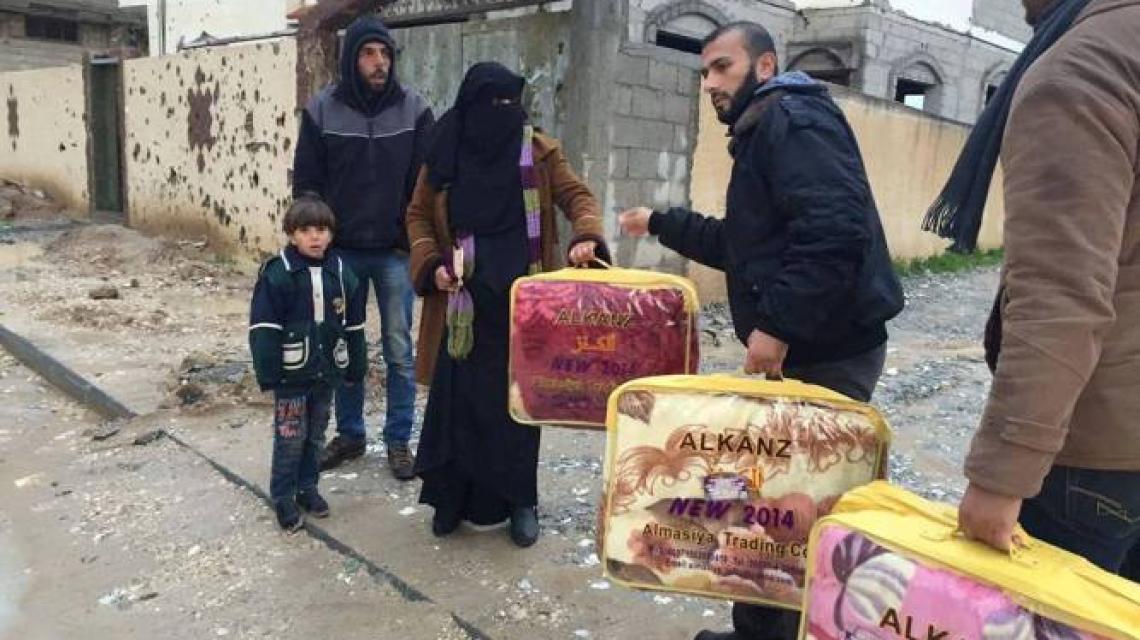 بالصور..الجهاد الإسلامي تطلق حملة " الواجب قدر الإمكان " لإغاثة المتضررين بفعل المنخفض الجوي جنوبى القطاع