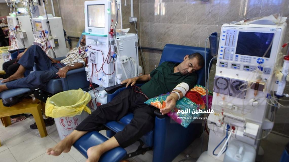 نقص الأدوية يهدد حياة مرضى الكلى فى غزة 