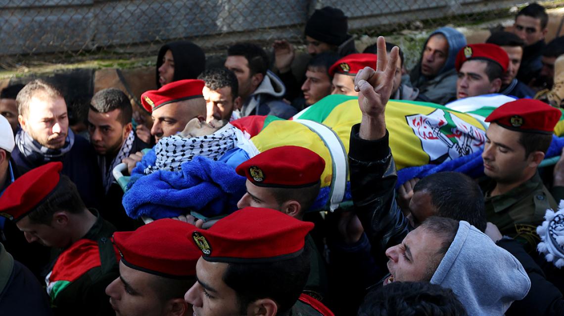 بالصور: تشييع جثمان الشهيد عبد الرحمن البرغوثي (27 عاماً) من قرية عابود غرب رام تصوير: علاء مفارجة