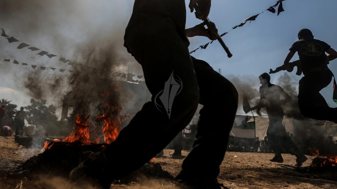 بالصور: الجهاد فى خانيونس تنظم مخيم بعنوان "الشبل المقاوم"