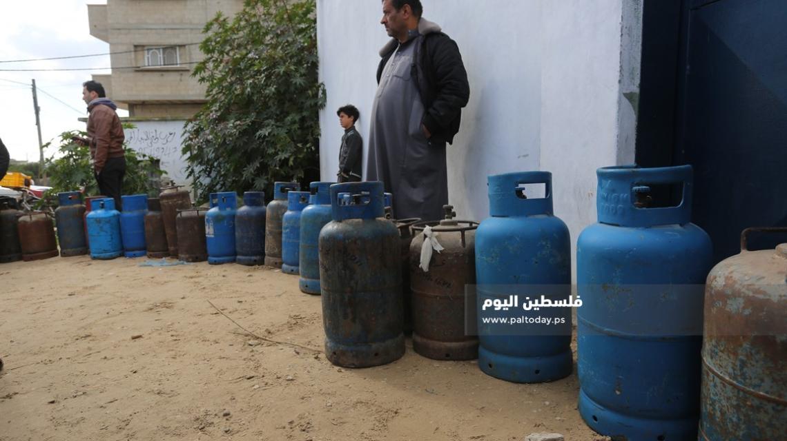 تواصل أزمة الغاز في قطاع غزة رغم الحديث عن إدخاله