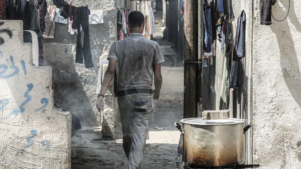 مخيم الشاطئ للاجئين غرب مدينة غزة