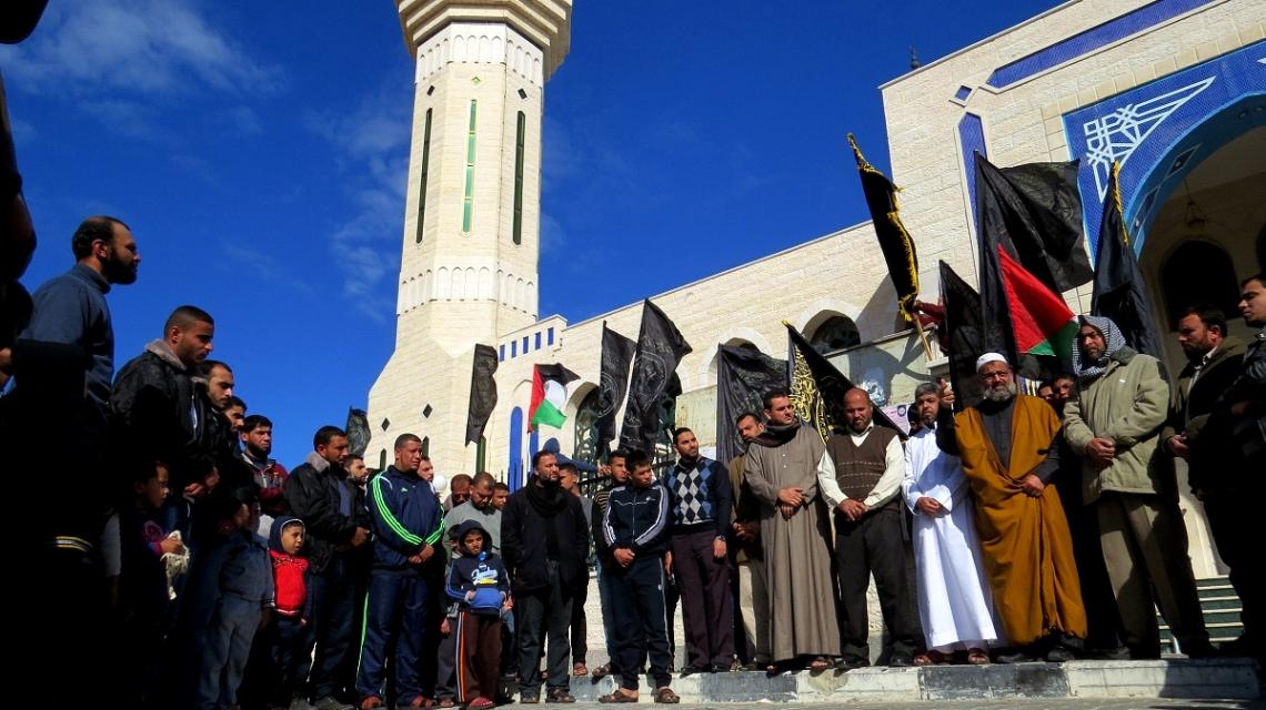 بالصور الجهاد الاسلامي برفح تنظم وقفة دعم واسناد لانتفاضة القدس