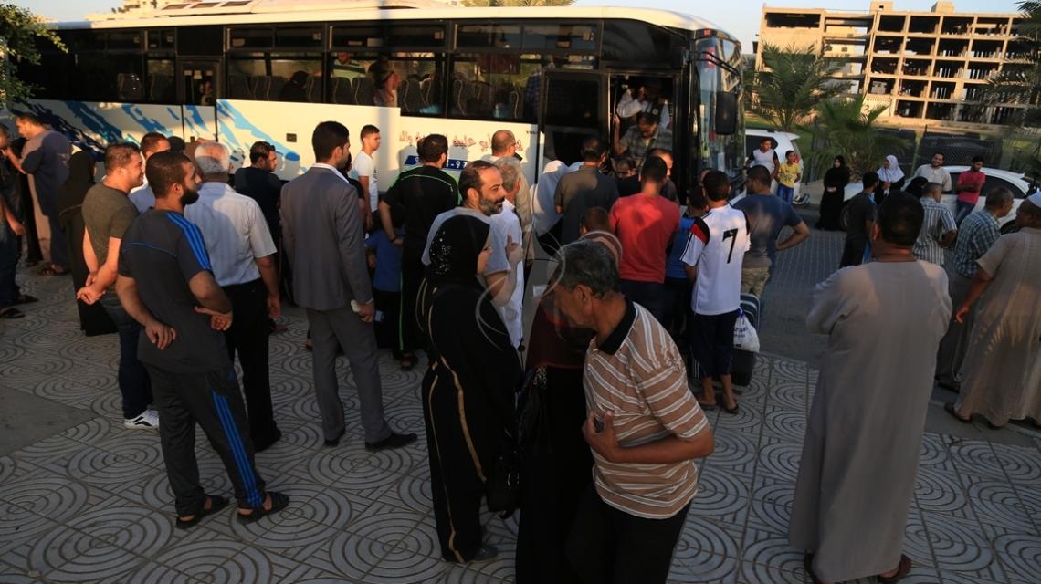 بالصور: حجاج المكرمة السعودية من ذوي الشهداء يتوجهون للديار الحجازية اليوم