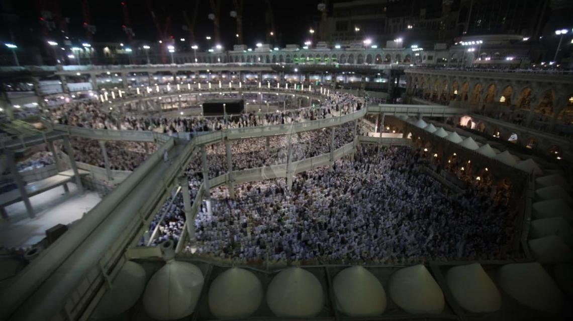 بالصور:اكتمال وصول الحجاج من المدينة الى مكة