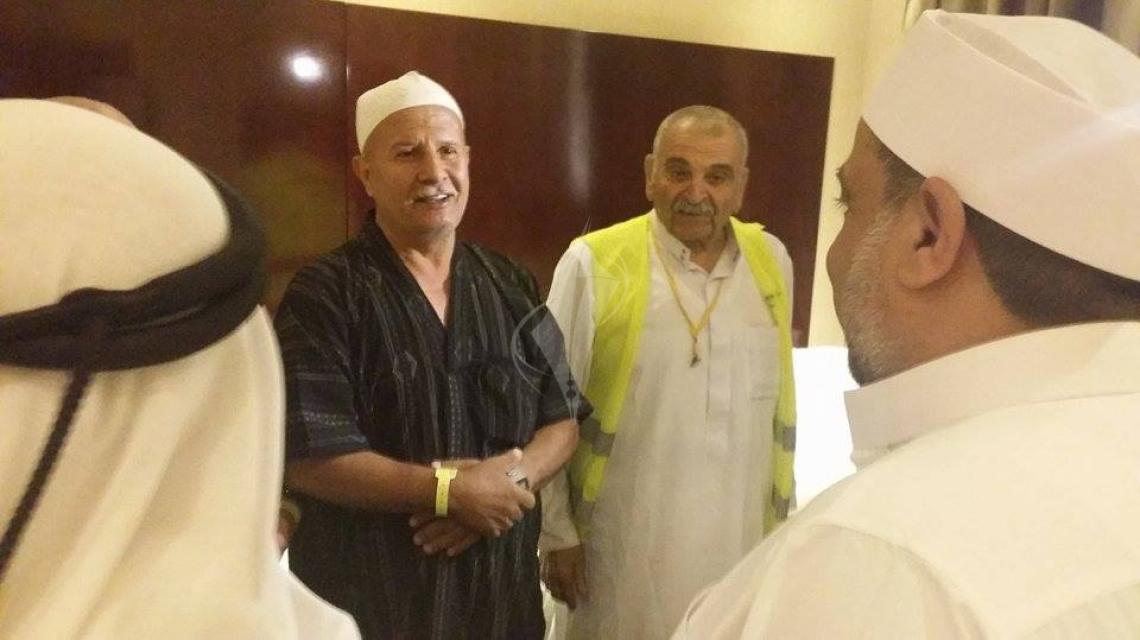 بالصور:مفتي القدس ووزير الاوقاف يتفقدون حجاج فلسطين