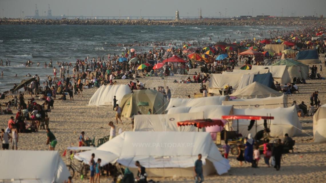 شاطئ بحر مدينة غزة