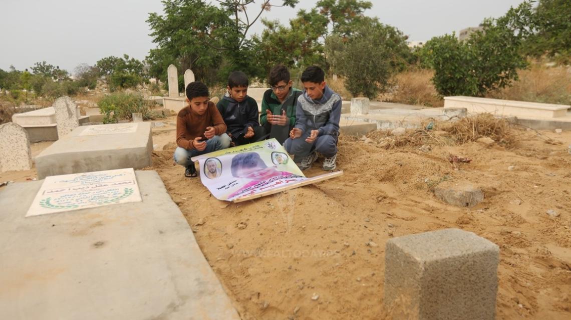 بيت عزاء الشهيد الطفل محمد ابراهيم ايوب من مخيم جباليا الذي استشهد برصاص الاحتلال أمس الجمعة