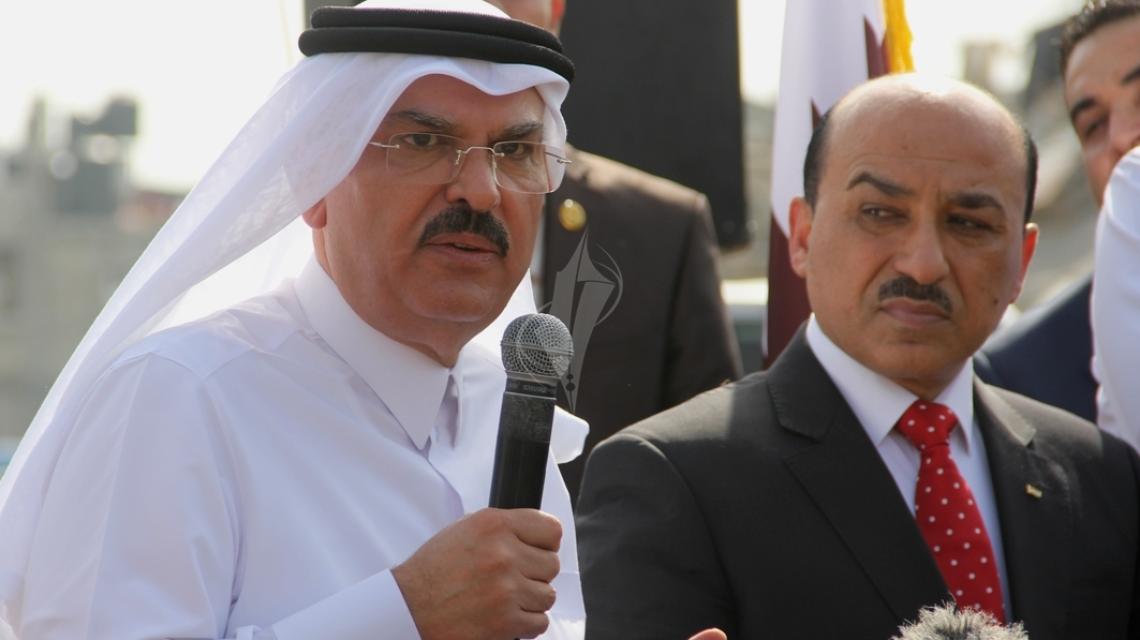 السفير القطر يزور قطاع غزة ويعلن البدء بعدد من المشاريع للمتضررين