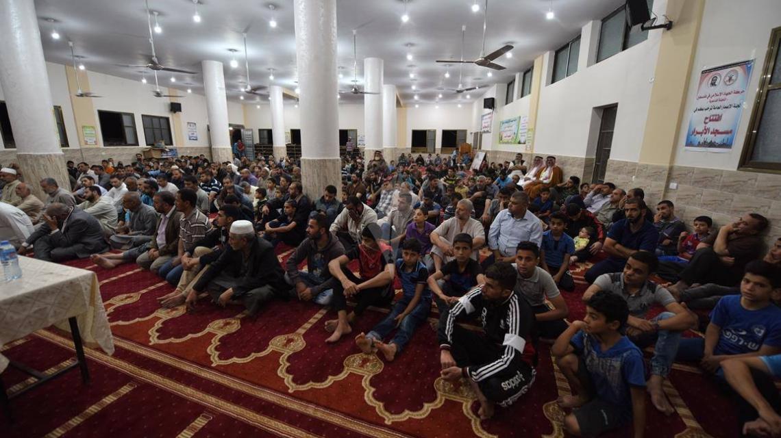 بالصور: حركة الجهاد تعيد بناء مسجد  الأبرار  فى دير البلح بعد تدميره من قبل الاحتلال