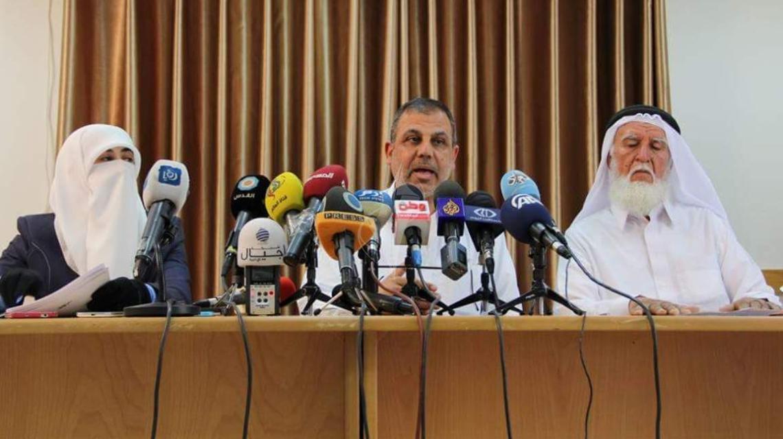 بالصور:مؤتمر لعائلة الشيخ خضر عدنان برام الله
