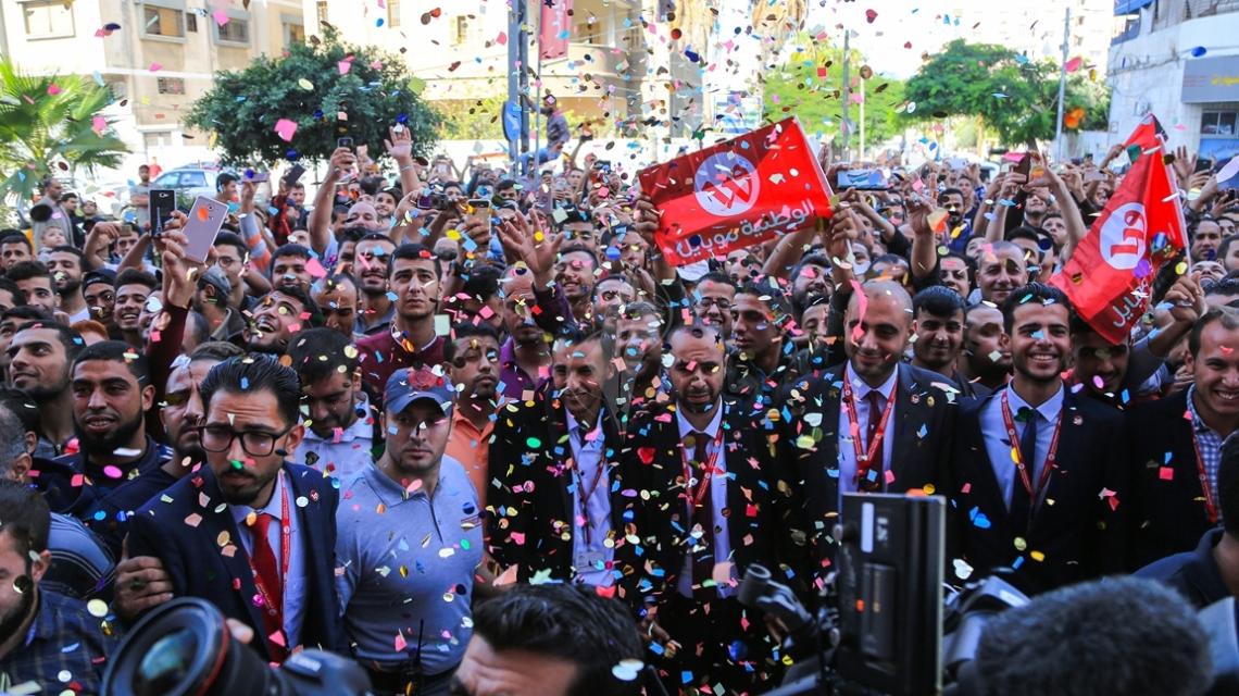 بالصور: عدسة فلسطين اليوم الإخبارية ترصد افتتاح مقر شركة الوطنية موبايل في مدينة غزة