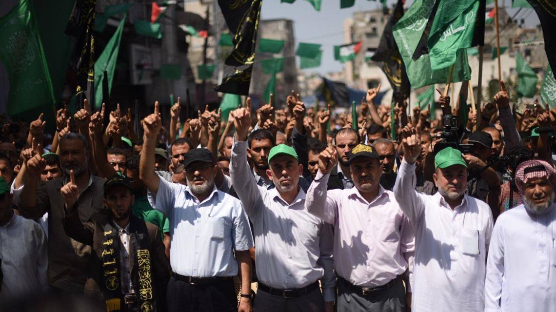 بالصور : حماس والجهاد فى خانيونس تنظمان مسيرة نصراً للمسجد الأقصى