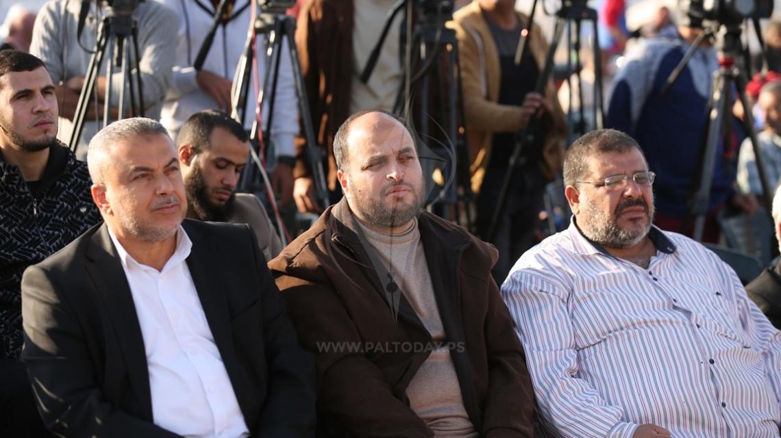 وقفة تضامنية مع الاسرى في مخيمات العودة شرق غزة