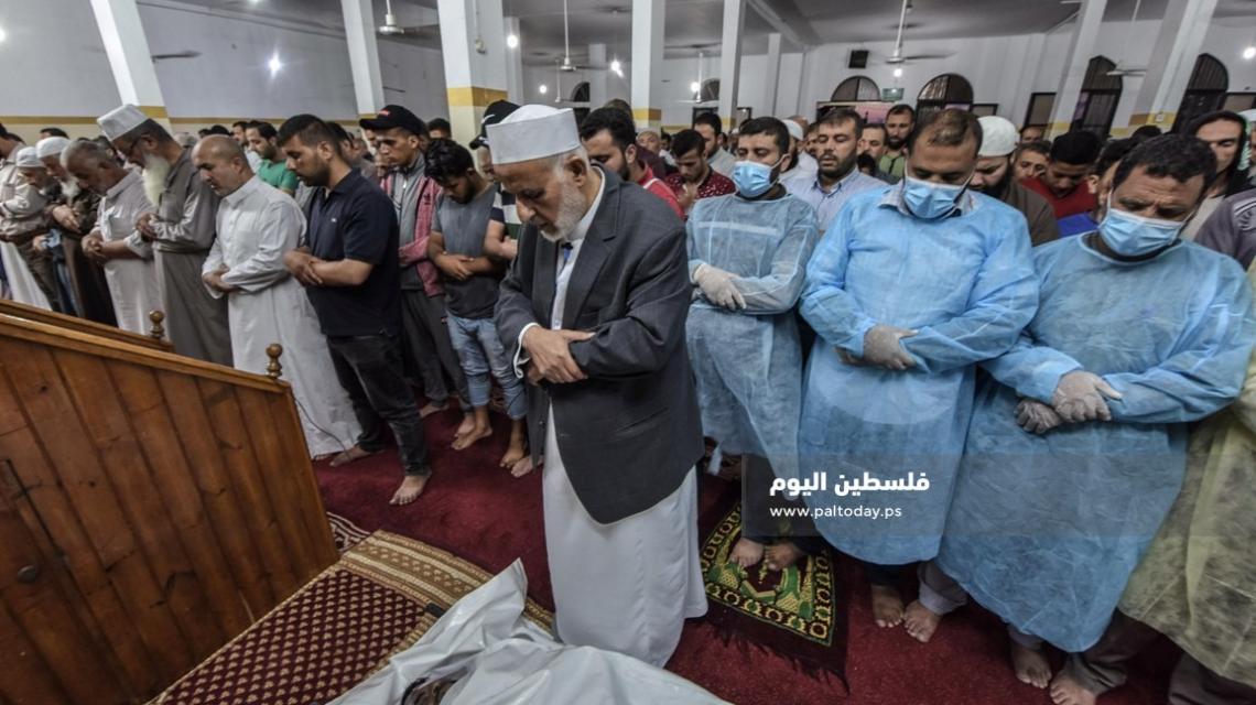 وداع شهيد مسيرة العودة " رامي الغلبان " في مدينة خانيونس