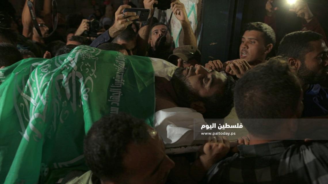 وداع شهيد العودة "علاء حمدان" من مدينة بيت حانون