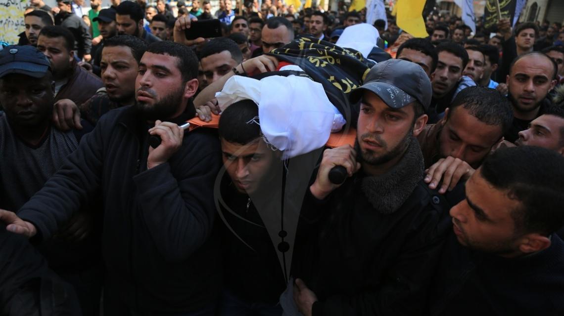 سرايا القدس لواء الشمال تودع شهيد الإعداد والتجهيز ابراهيم فرحات