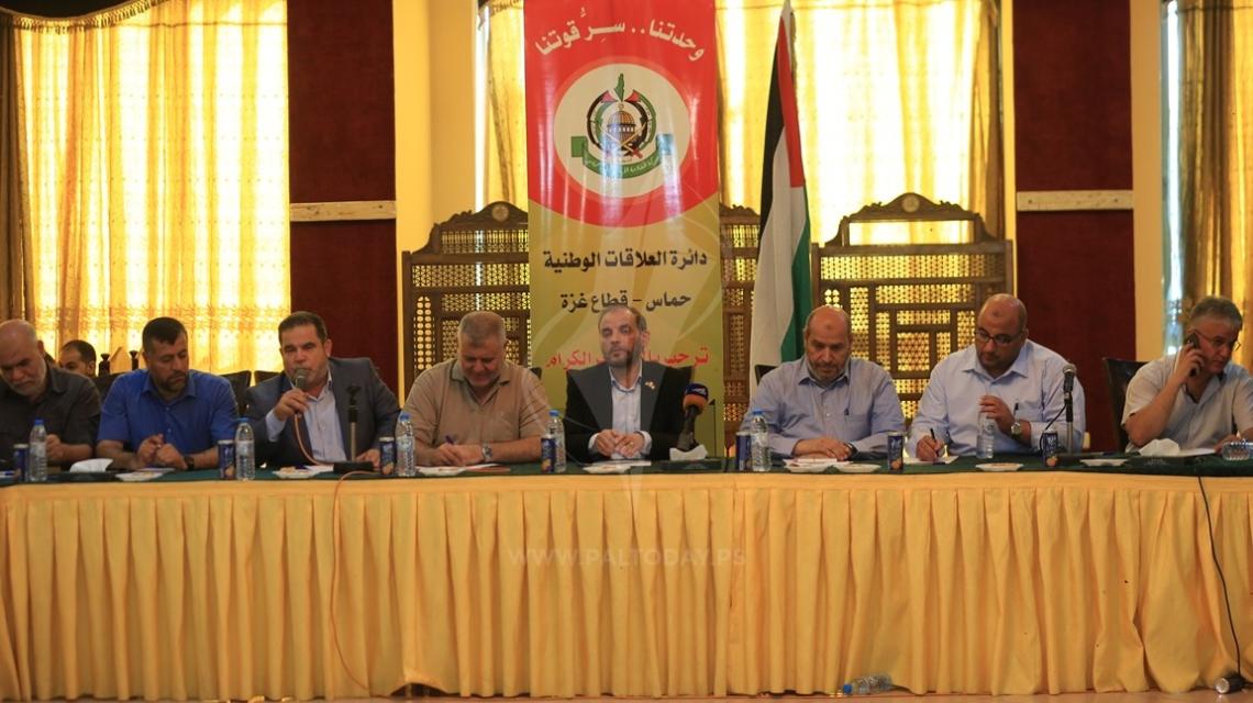 حماس تلتقي الفصائل الوطنية والإسلامية لاطلاعها على آخر مجريات الأوضاع السياسية