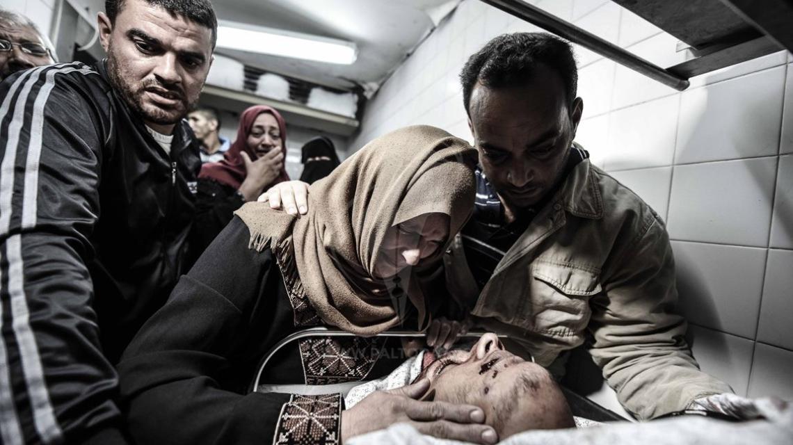 شهداء العودة في خايونس اليوم بعدسة فلسطين اليوم