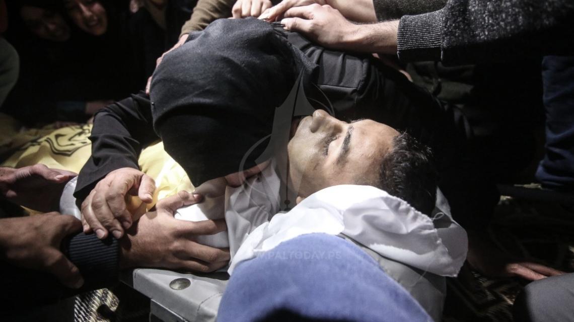 وداع الشهيد  محمد ابو شربين من مدينة رفح