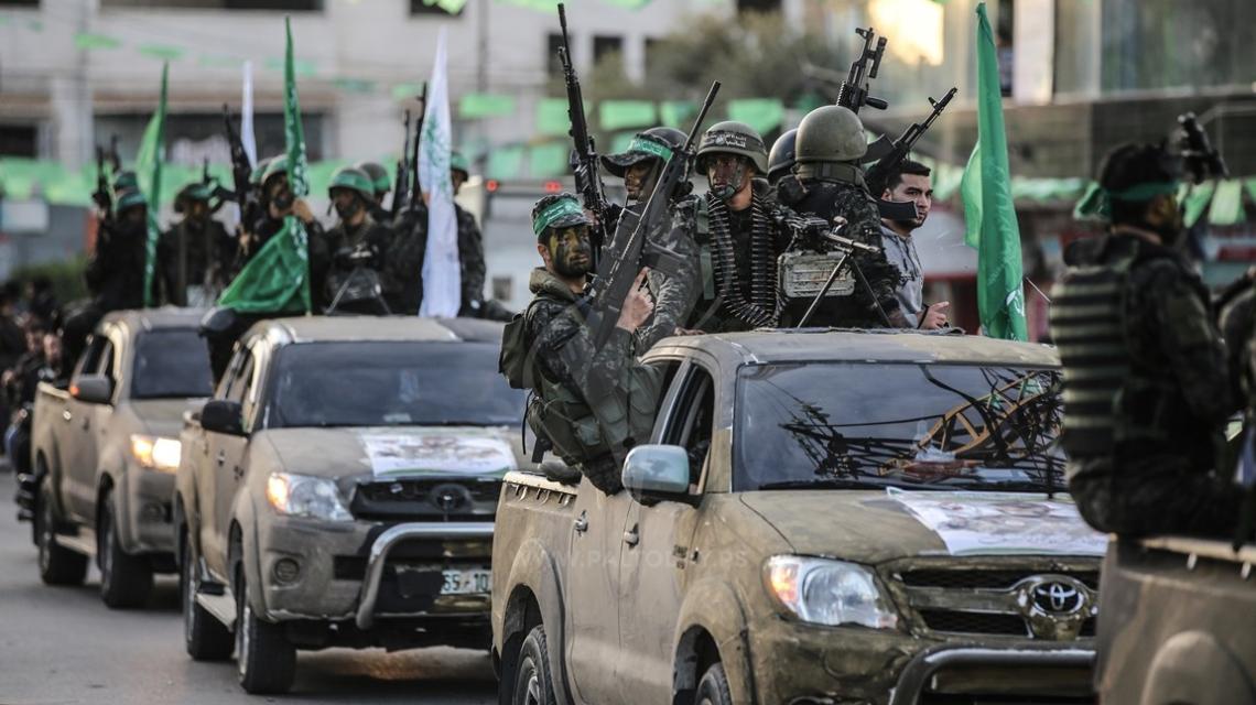 كتائب القسام تنظم عرض عسكري في ذكرى انطلاقتها الـ31