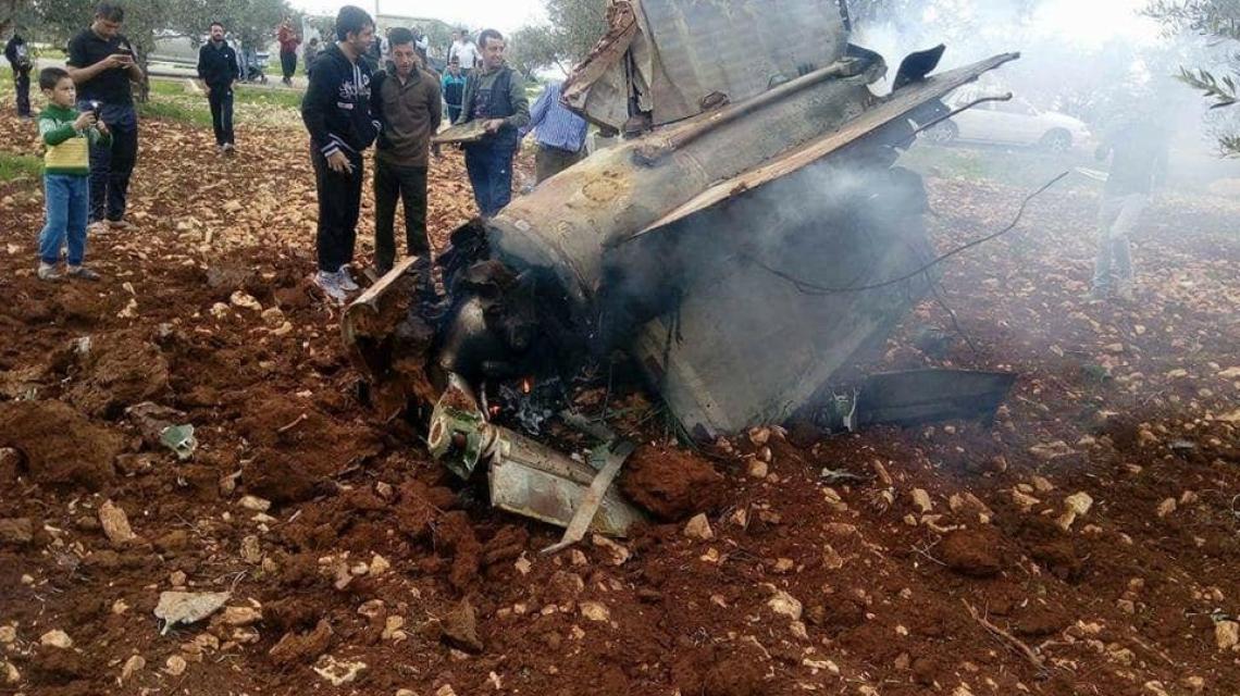 الجيش العربي السوري يسقط طائرة إسرائيلية فوق الجولان المحتل