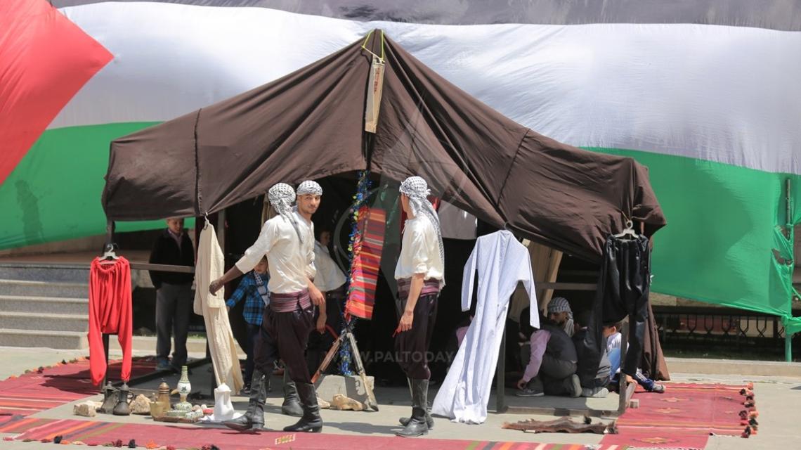 غزة احياء يوم التراث الفلسطيني في مدرسة عباد الرحمن النموذجية