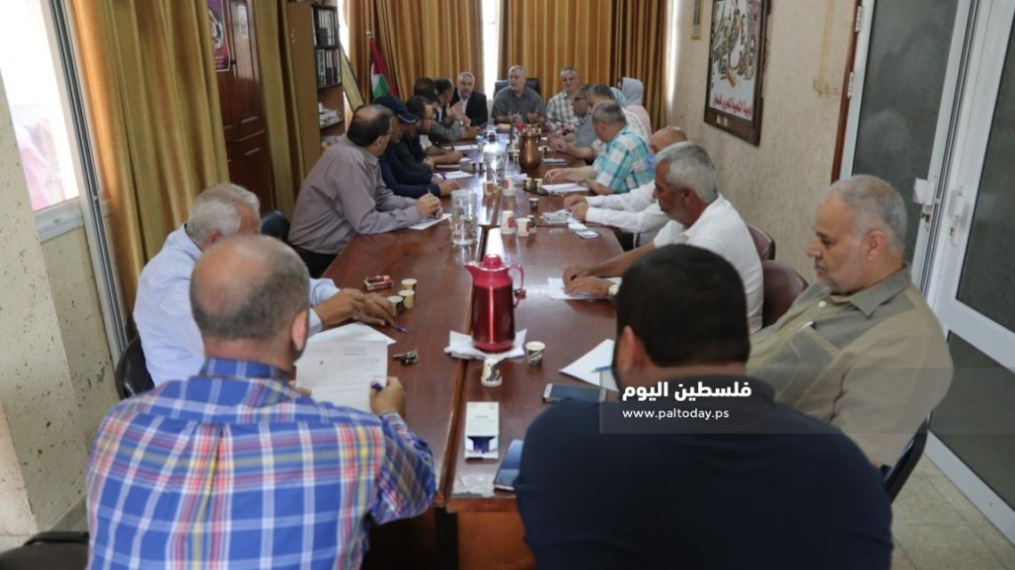 الهيئة الوطنية لمسيرات العودة ومواجهة الصفقة تبحث آخر التطورات وفعاليات ذكرى النكسة