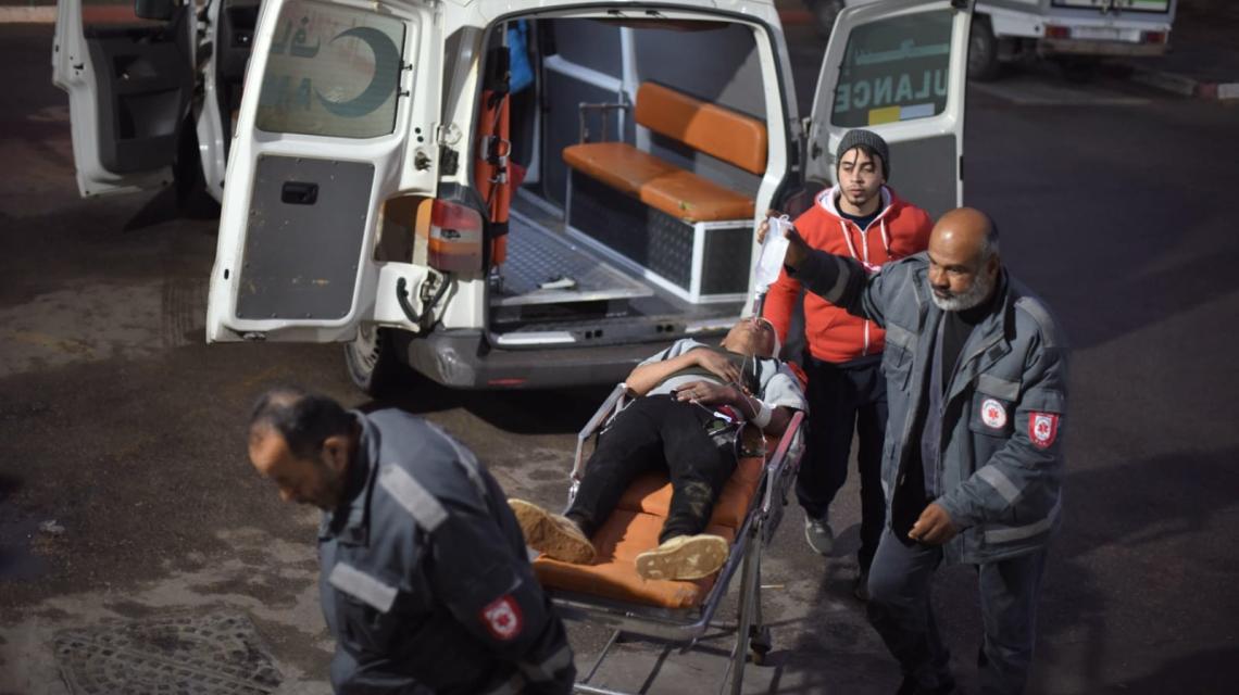 إصابات متظاهرين برصاص الاحتلال في الجمعة الـ 49 لمسيرة العودة شرق خانيونس