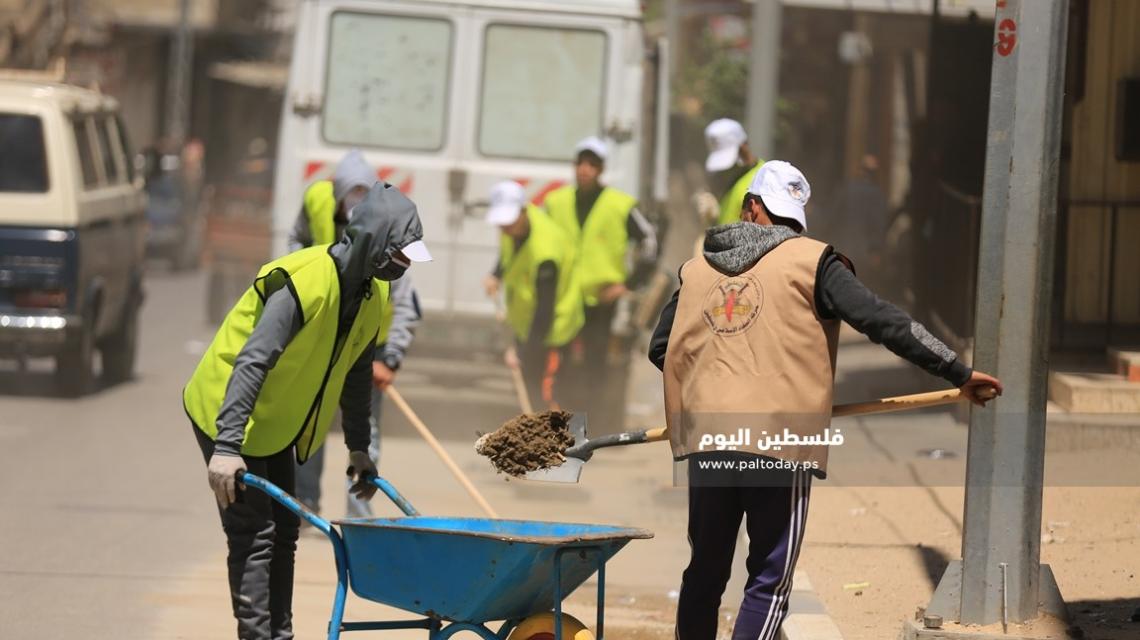 الجهاد الإسلامي تطلق حملة النظافة من الإيمان في كافة محافظات قطاع غزة