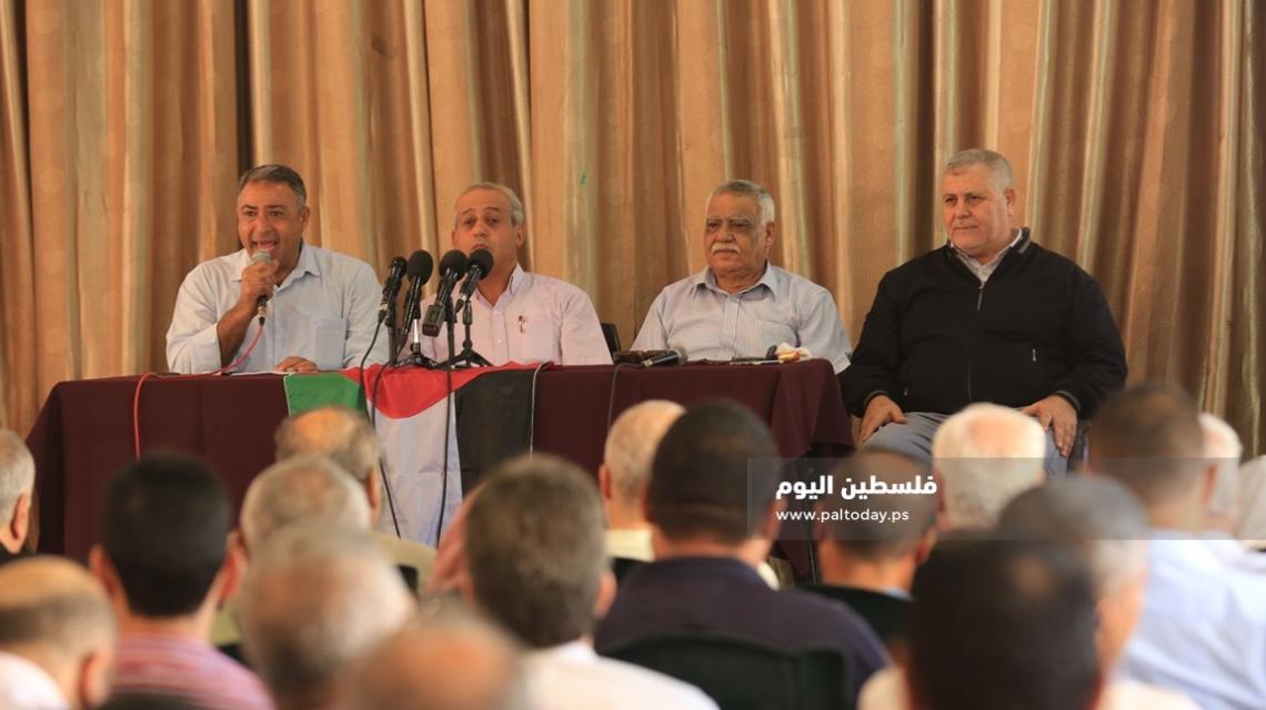 القوى الثماني تعقد لقاءً وطنياً حول الرؤية الوطنية للمصالحة وانهاء الانقسام في جمعية الشبان المسيحية.