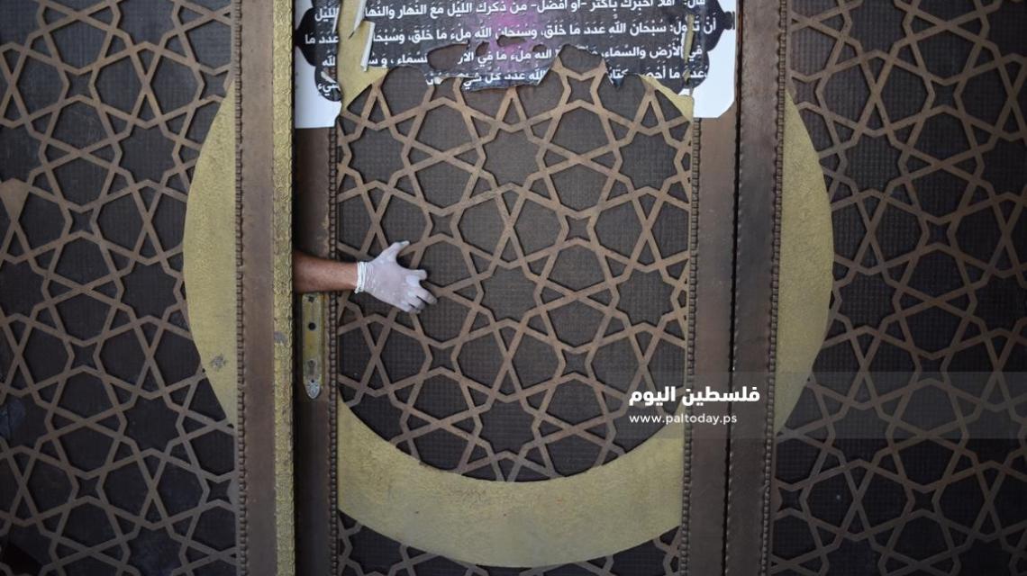 في غزة خطبة جمعة بلا مصلين والسبب كورونا 