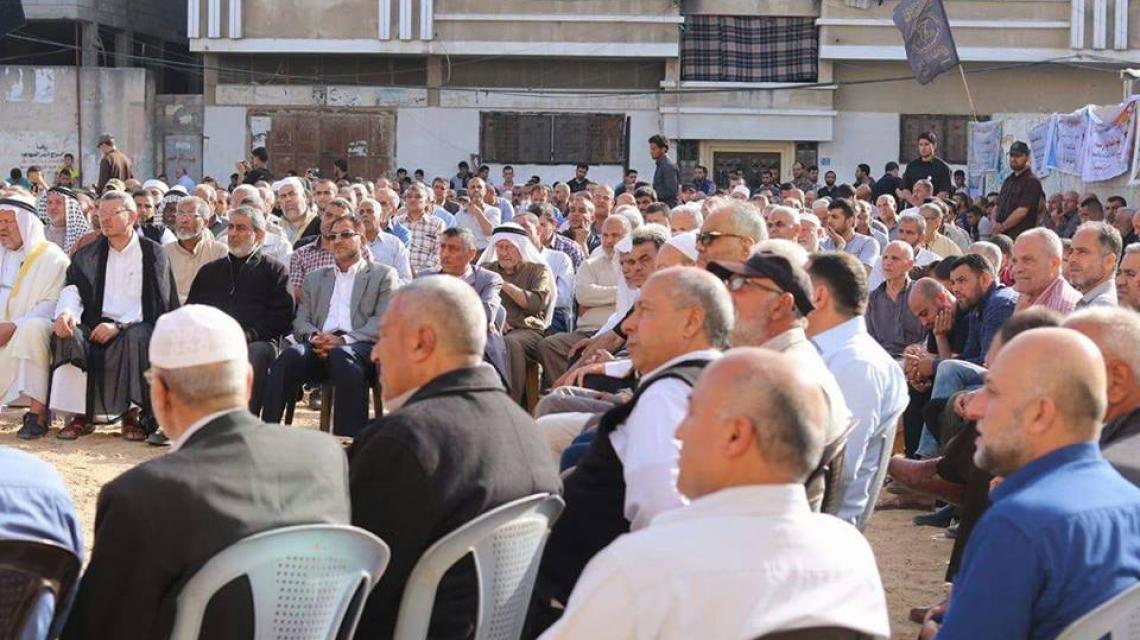 الجهاد الإسلامي ترعى صلحاً عشائرياً بين عائلة حمدونة والبلبيسي