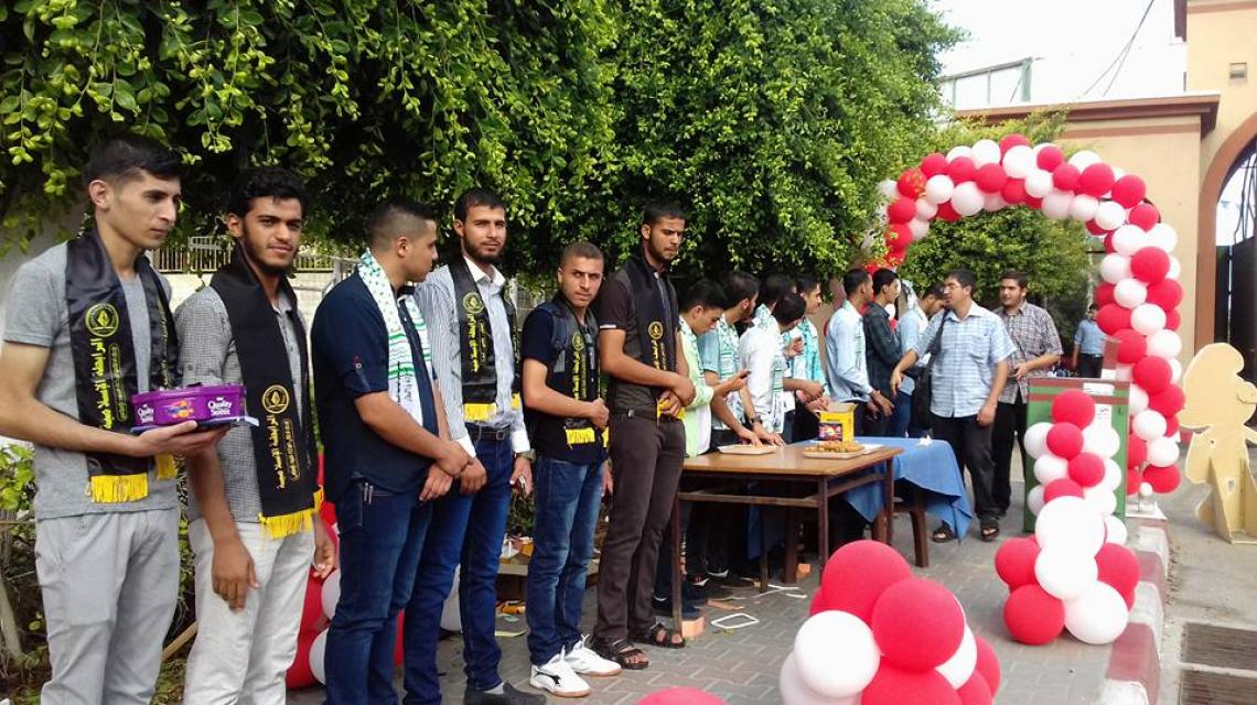 بالصور: الرابطة الإسلامية تستقبل الطلبة الجدد في كلٍ من جامعتي الأزهر والإسلامية