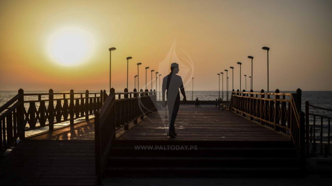 شاطىء بحر غزة .. كما لم تشاهده من قبل 